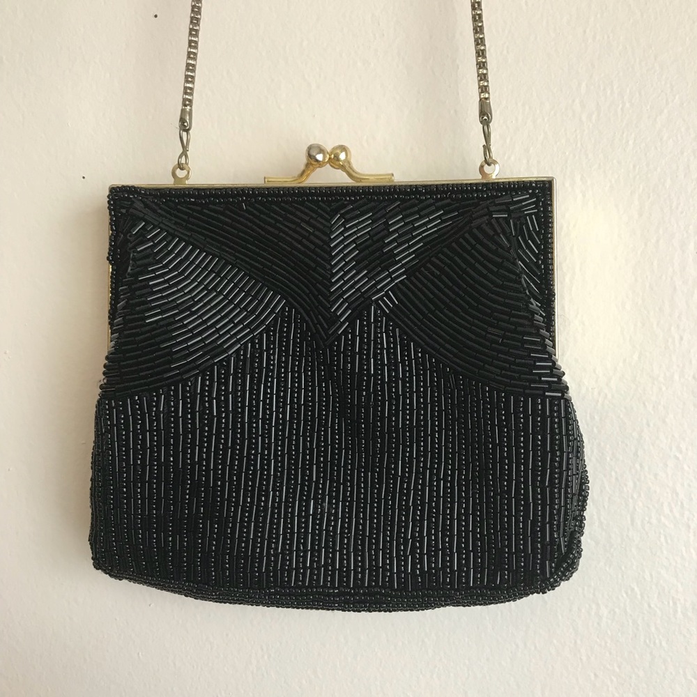 Vintage Beaded Evening Purse - Small
